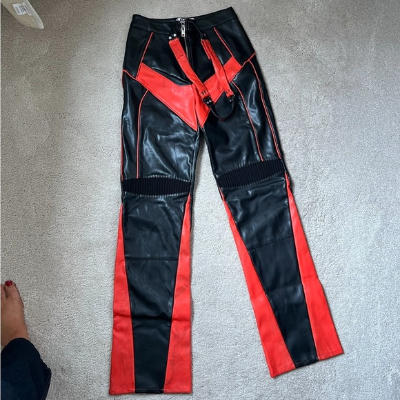 I am gia Octavia bicolor leather pants - Picture 3 of 4